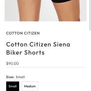 XS Cotton Citizen Classic Espresso Bike Shorts
